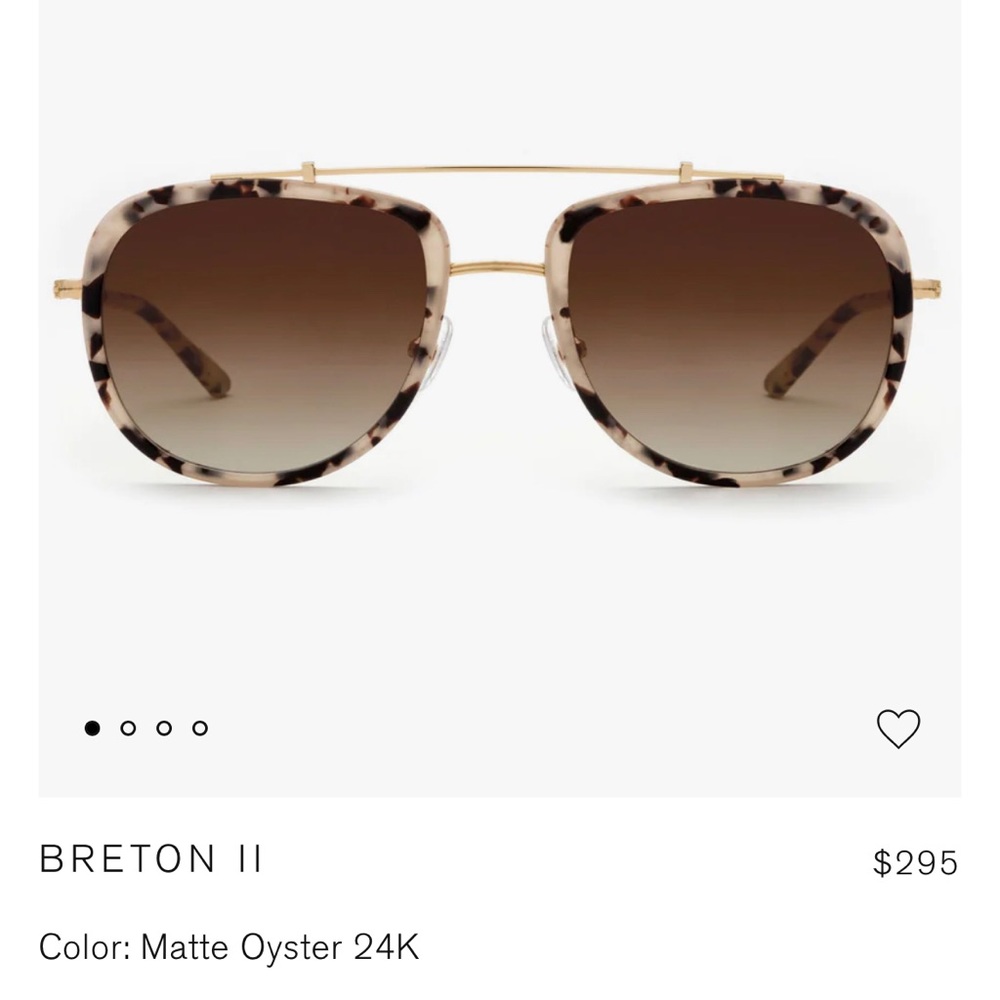 Beautiful KREWE sunglasses, never worn. Comes with soft case.